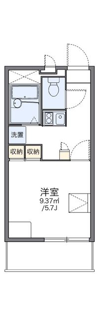 レオパレスヒルウイング 間取り図