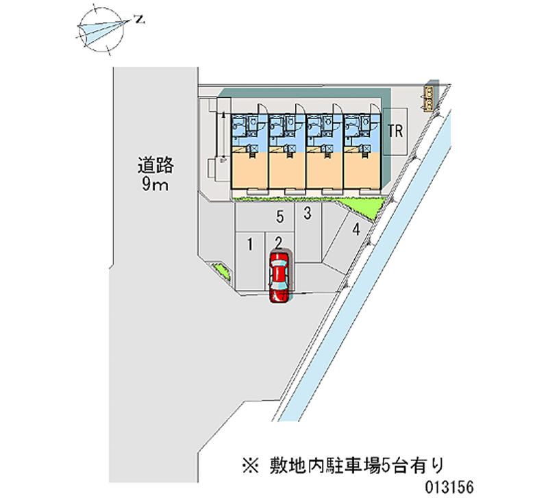 レオパレスアムール 区画図