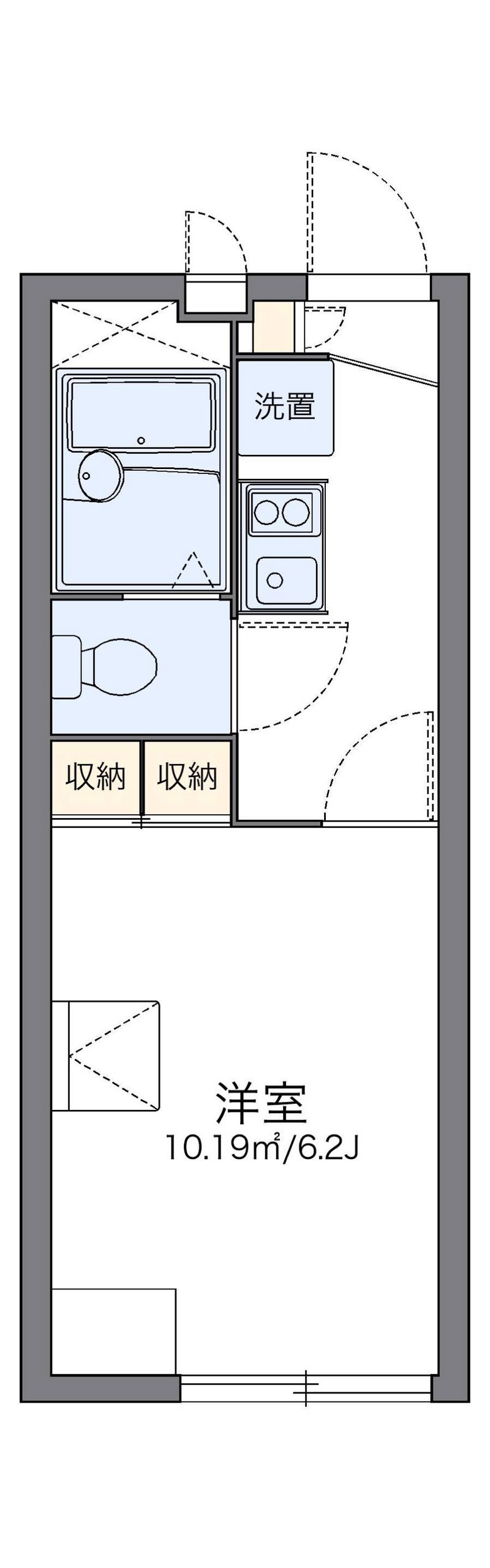 レオパレスユーアイ 間取図