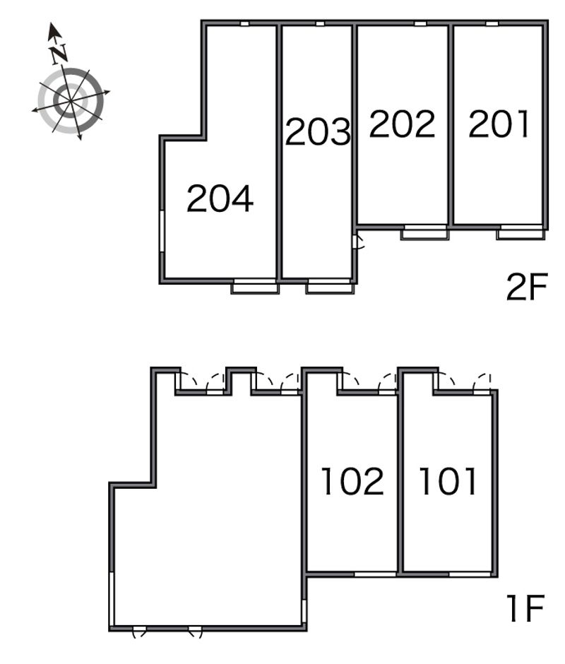 レオネクストＣｏｃｏ　Ｗａｖｅ 間取配置図