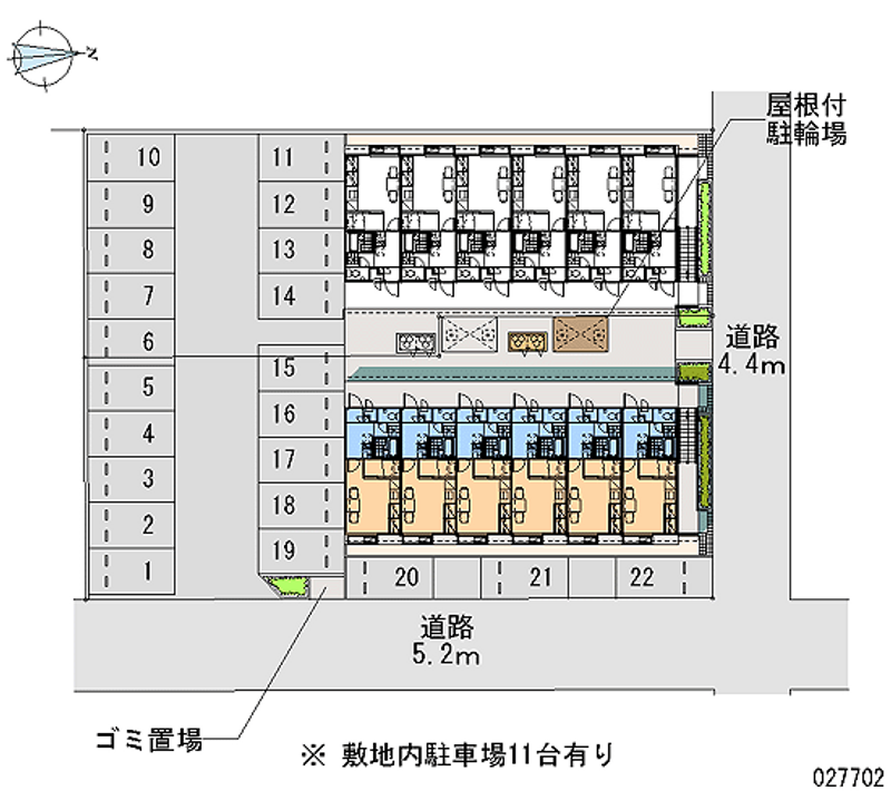 レオパレス大ノ前Ａ 月極駐車場