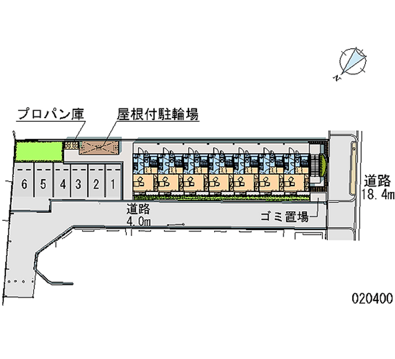 レオパレス泉大津中央 月極駐車場