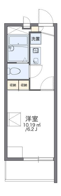 レオパレスジュネス　いぶき 間取り図