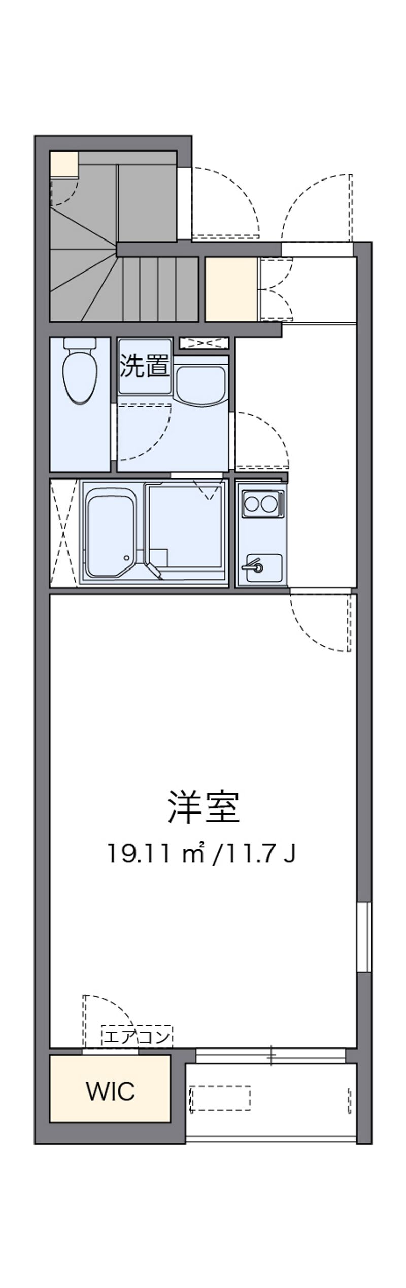 クレイノフローレ 間取図