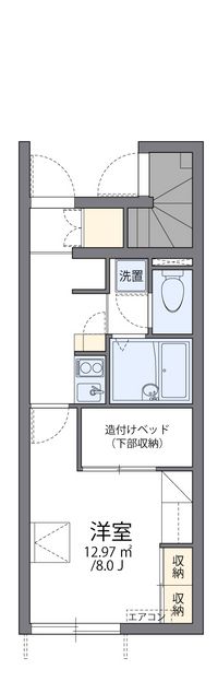 レオパレスサンライフ五十嵐 間取り図