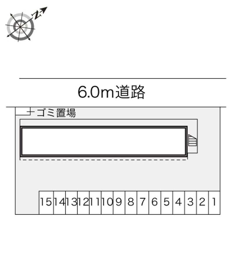 レオパレスサンハイム 駐車場
