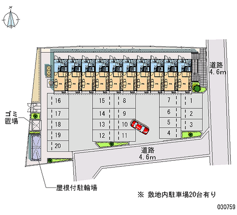 30759 Monthly parking lot