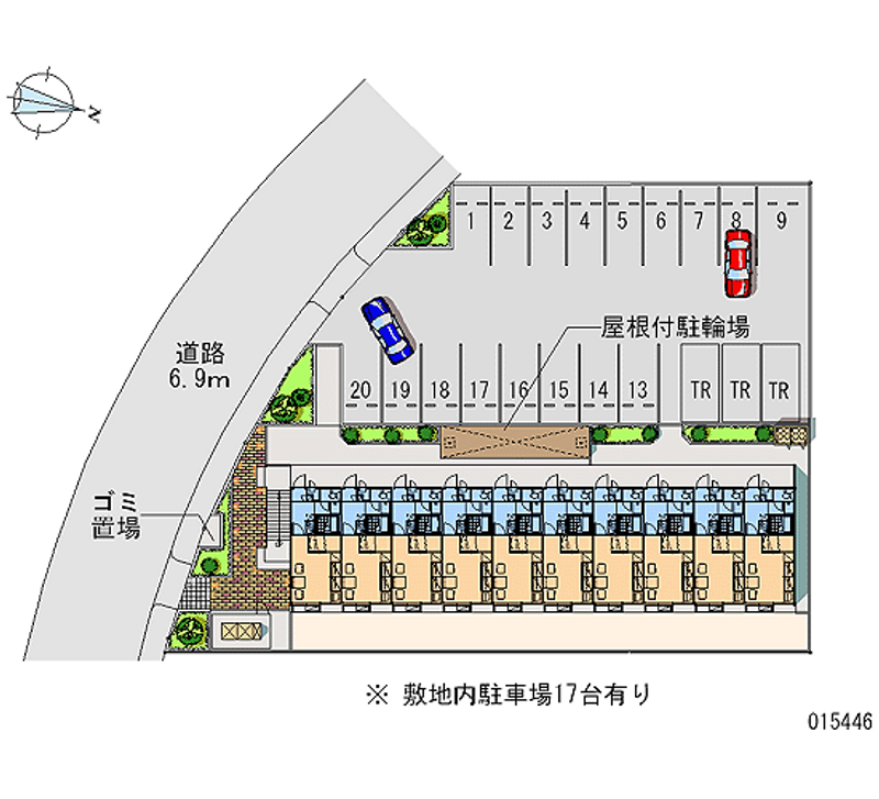 15446月租停車場