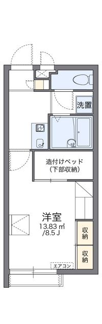 レオパレス栄 間取り図