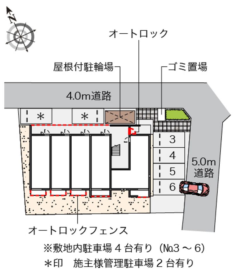ミランダ深大寺 配置図