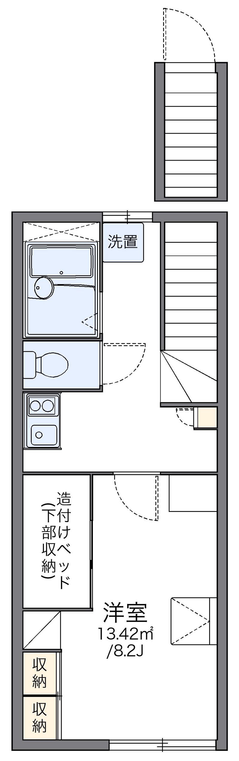 レオパレスゴロー 間取図