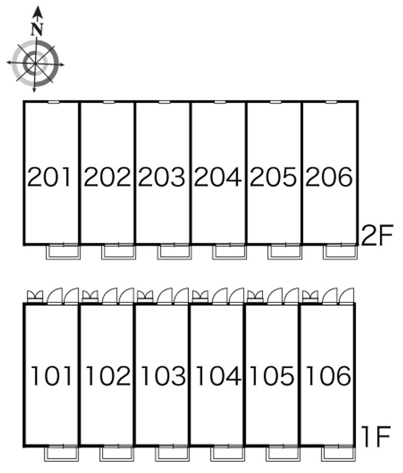 レオパレスラ・フロル 間取配置図
