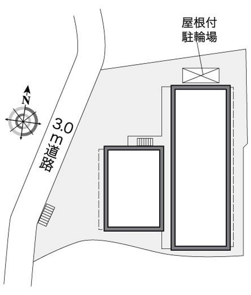レオパレススプリング　ガーデン 配置図