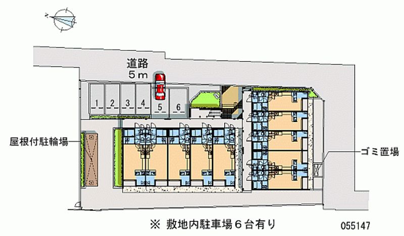 ミランダベル　エスポワール秋津 区画図