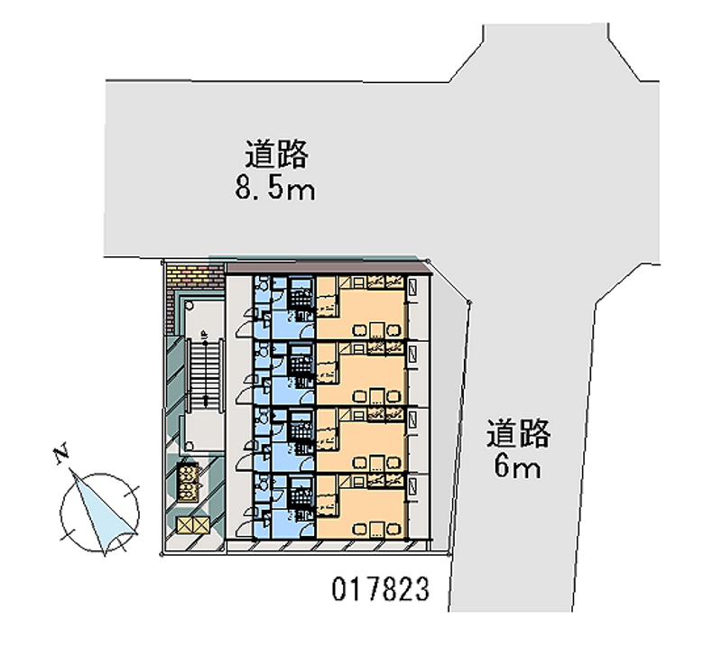 レオパレスＭＡＲＵＹＡＭＡ 区画図