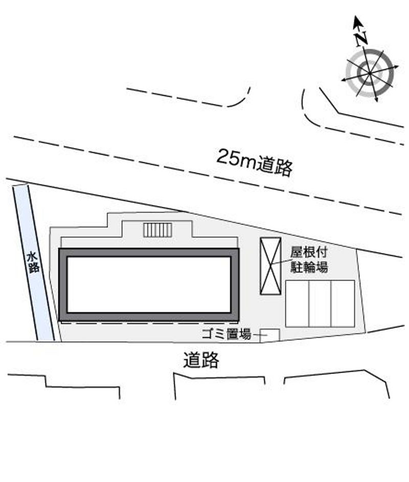 レオパレスサンハイムＳ 配置図