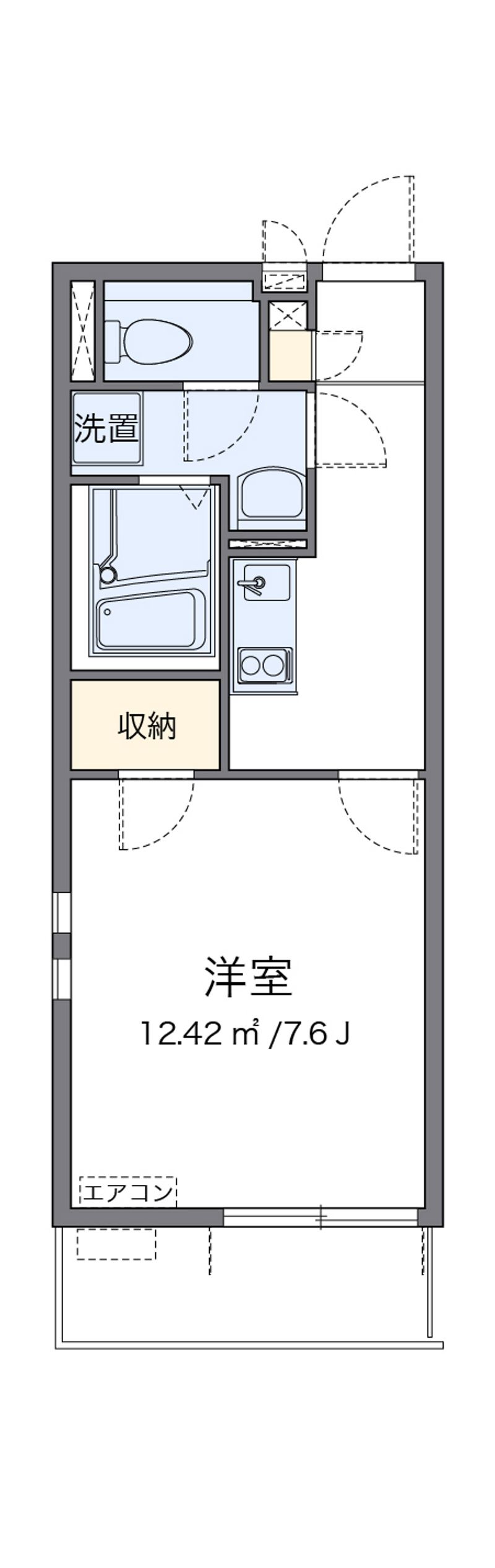 クレイノサンライズⅢ 間取り