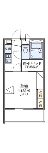 レオパレス川添 間取り図