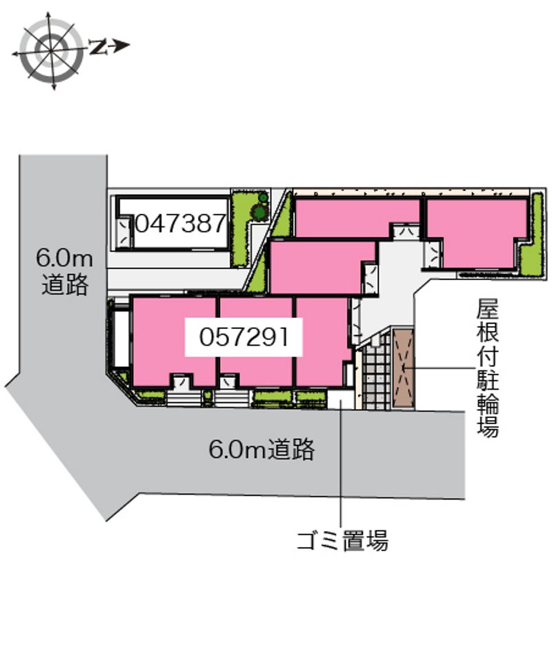 クレイノ花水木 配置図