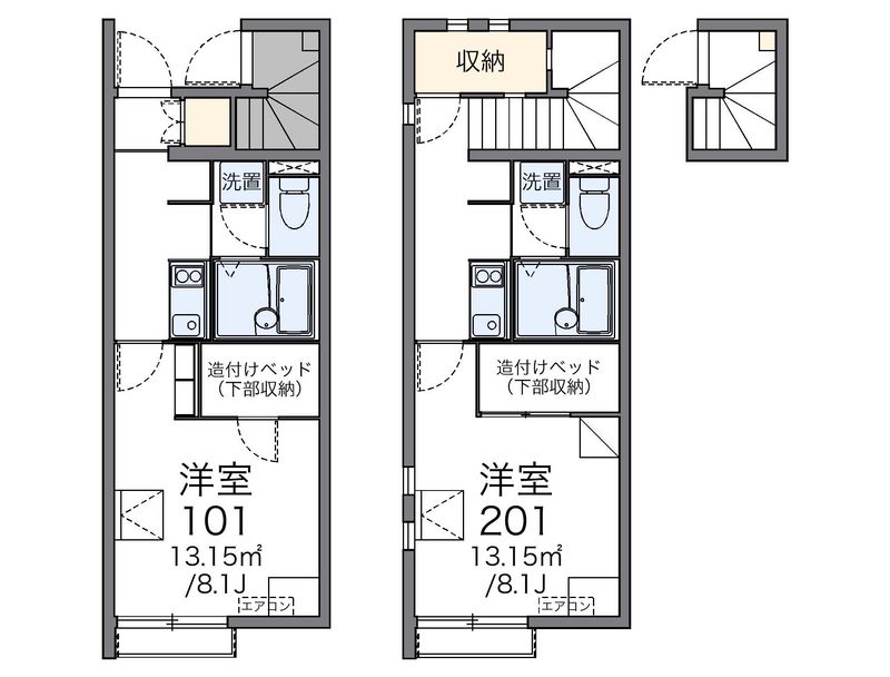 レオネクストかのんＡ 間取図