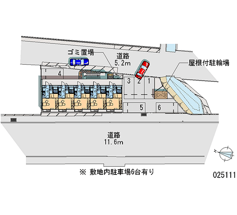 レオパレス沖田 月極駐車場