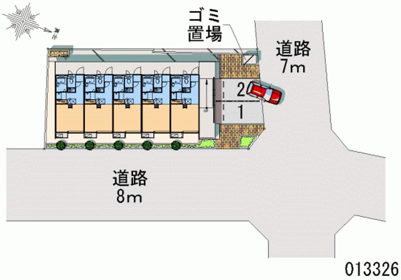 レオパレス東青梅 月極駐車場