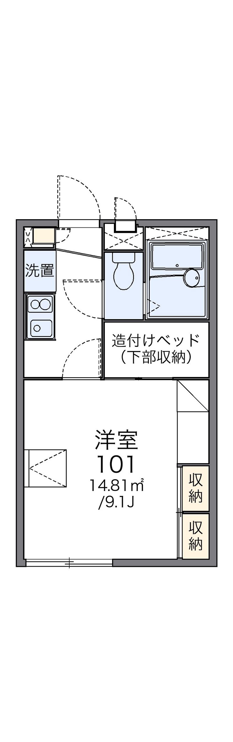 レオパレスＴａＫｅＯ 間取図