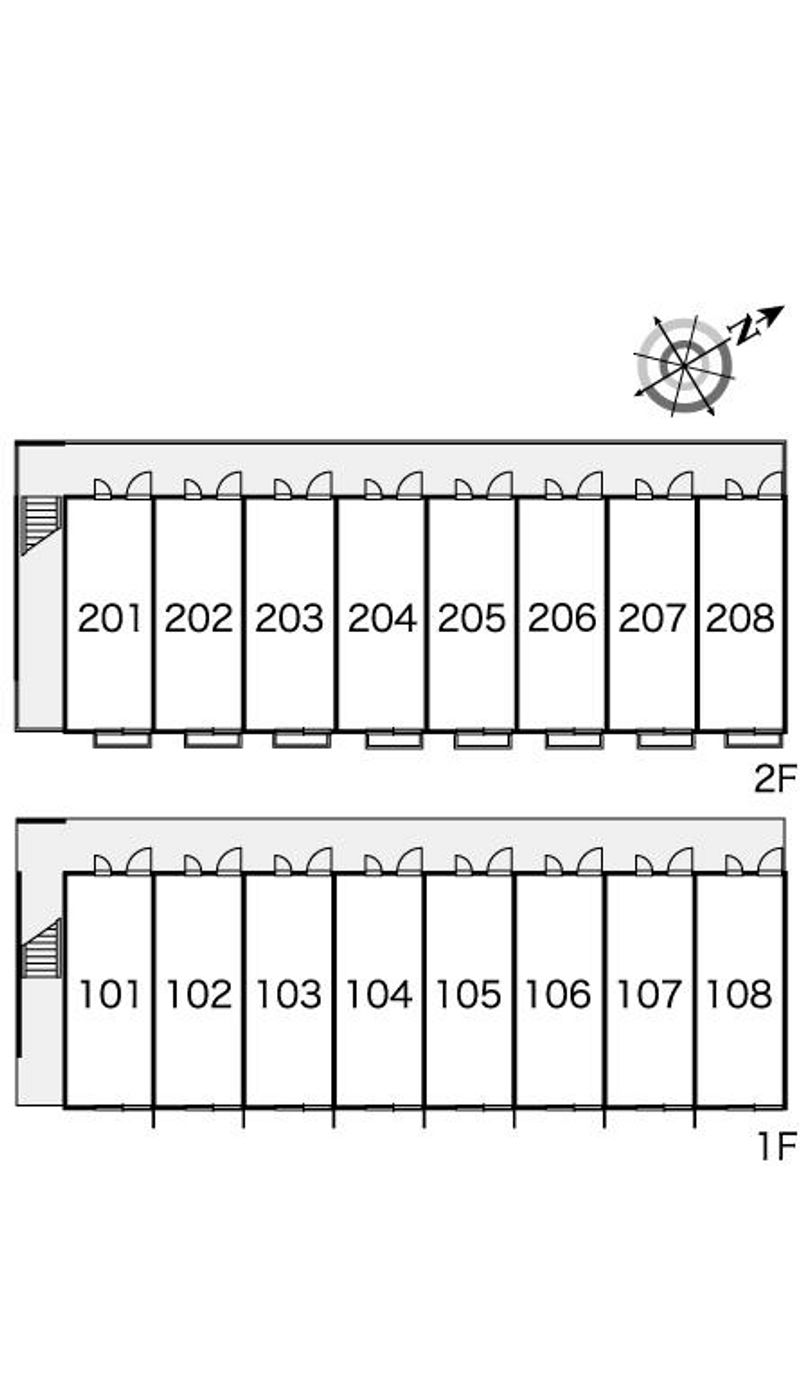レオパレスワイワイ 間取り配置図