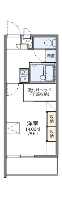 レオパレスＩＭＡＢＡＲＩ中央 間取り図