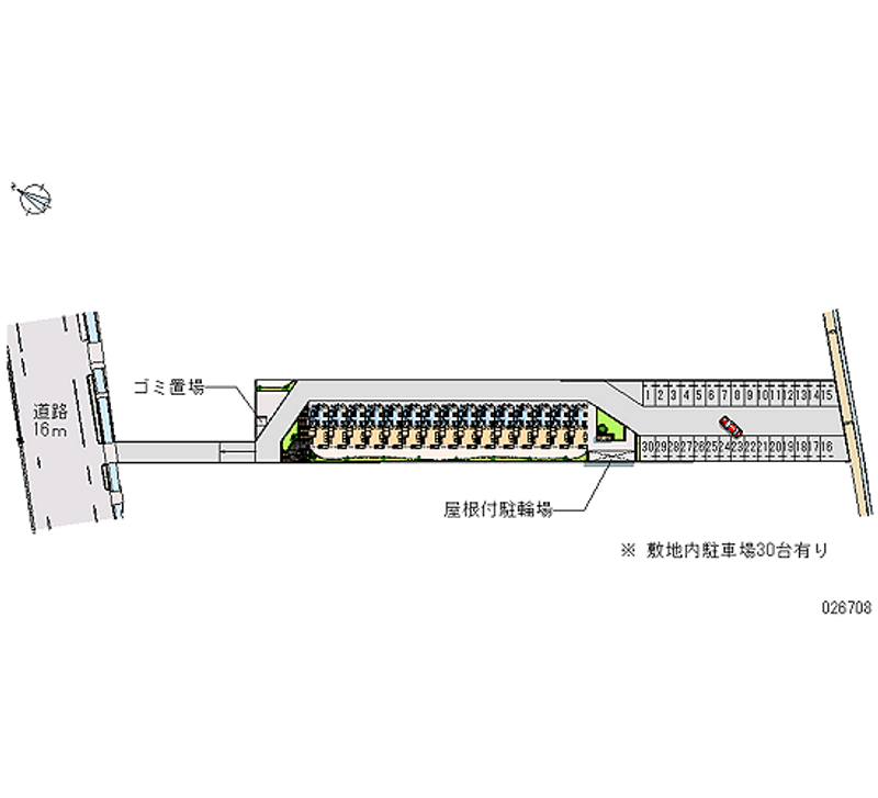 26708 bãi đậu xe hàng tháng