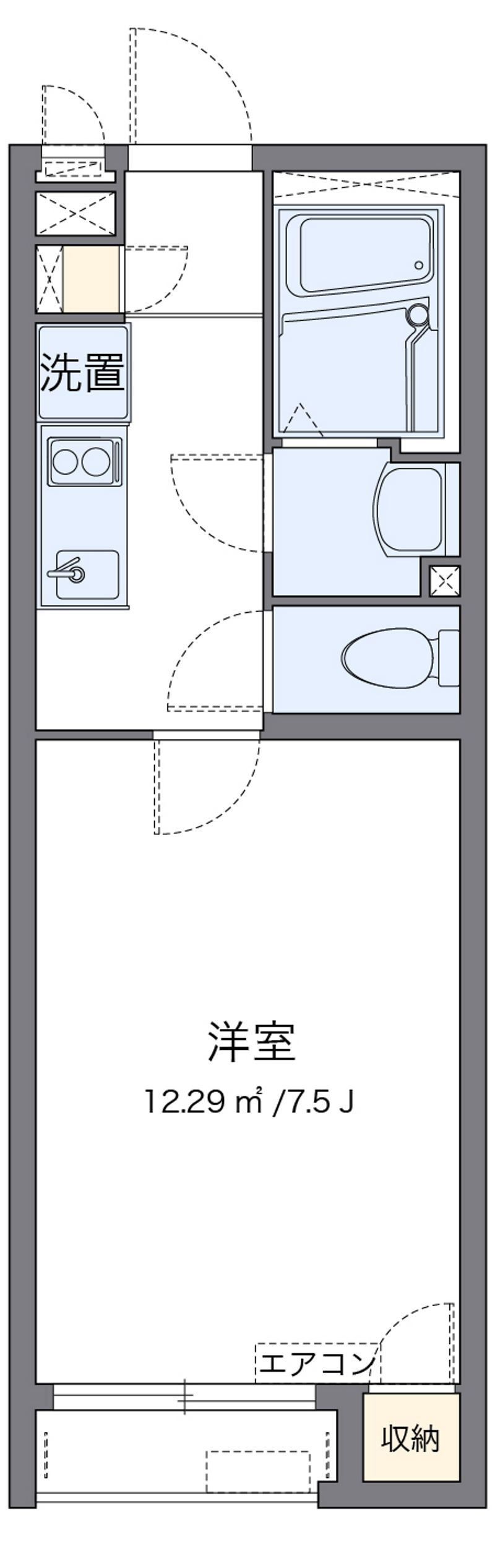クレイノエカヒ 間取図