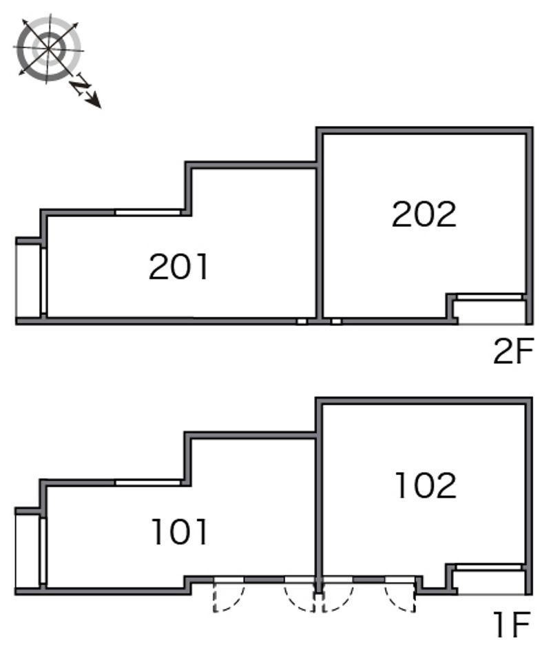 レオネクストヴィラージュ鷺宮 間取り配置図
