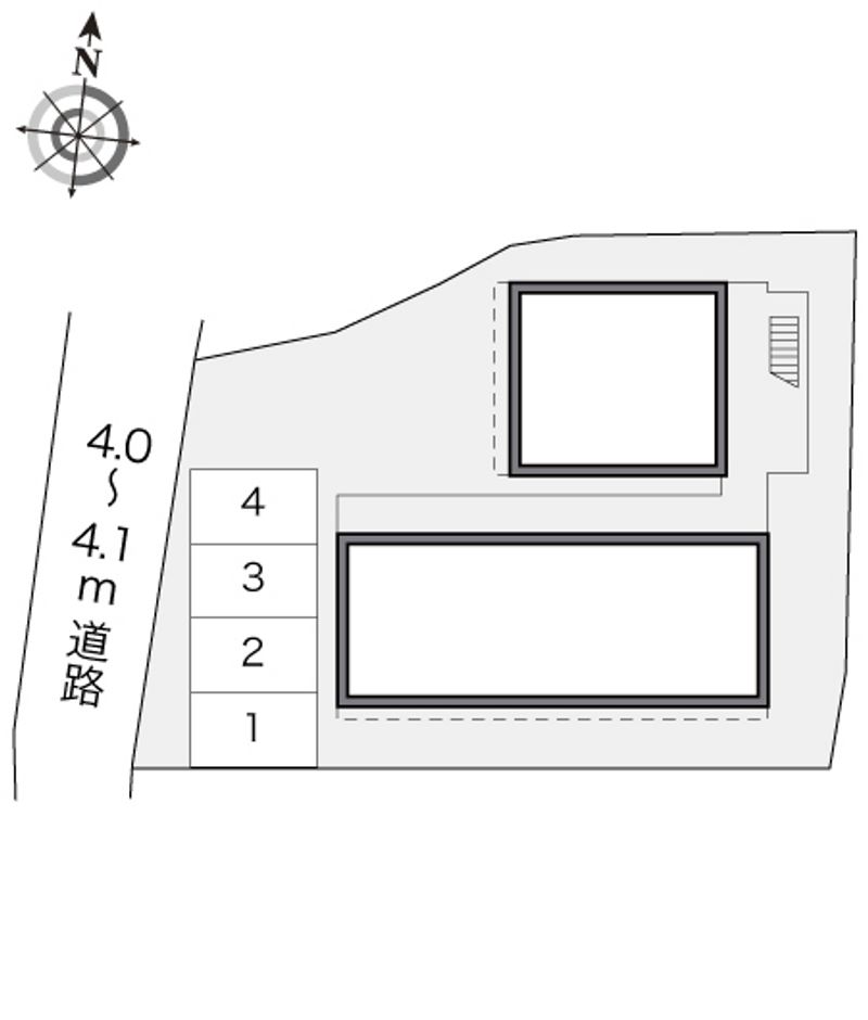 レオパレスシェルフィード山越 配置図