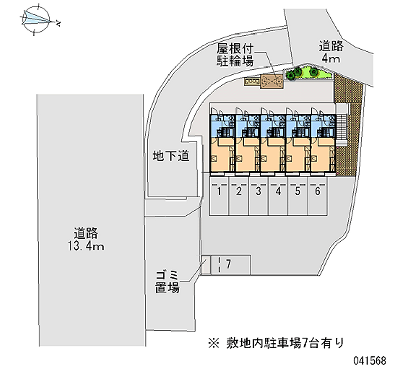 レオパレスひだまり 月極駐車場