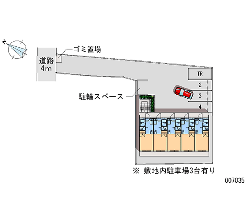 07035 Monthly parking lot