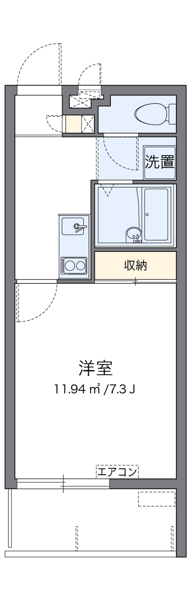 レオネクスト真 間取図