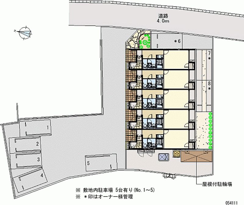 54111月租停車場