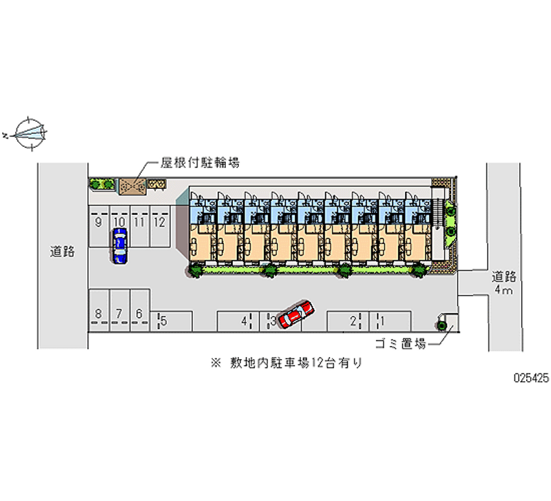 レオパレスオアシス２１ 月極駐車場