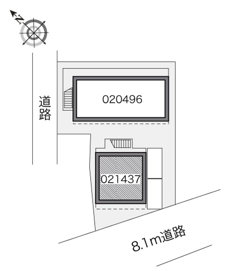 レオパレスベイリーフ 配置図