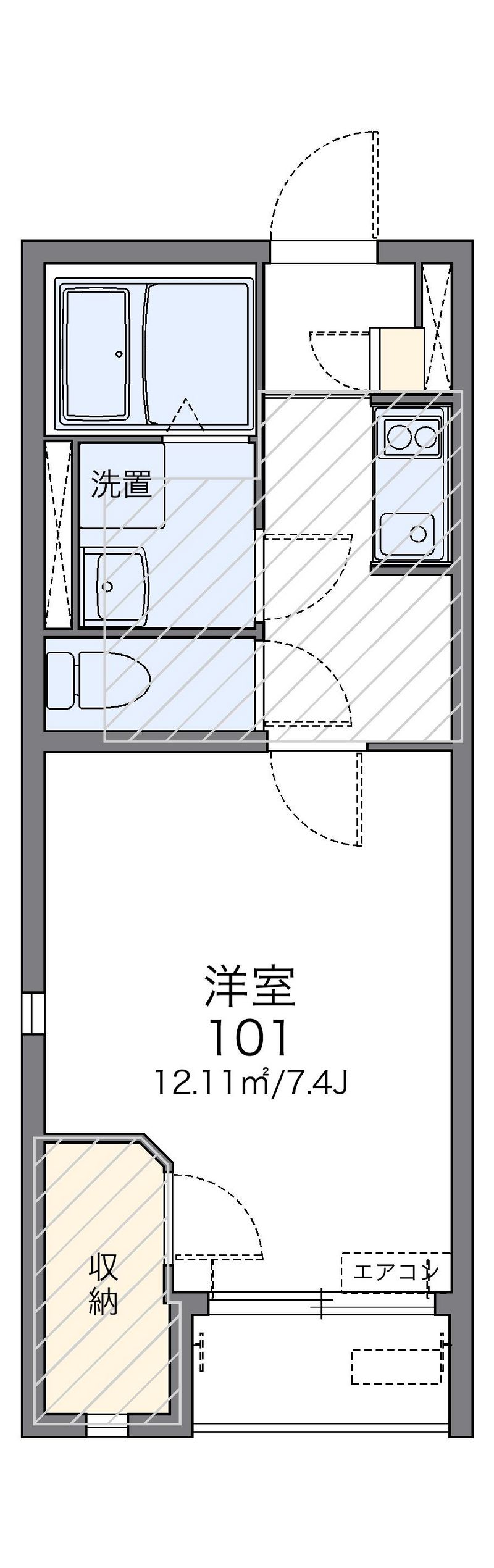 レオネクストはんなり 間取図
