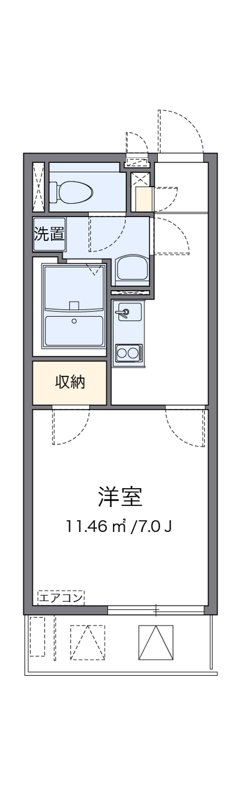 クレイノデュランタ 間取図