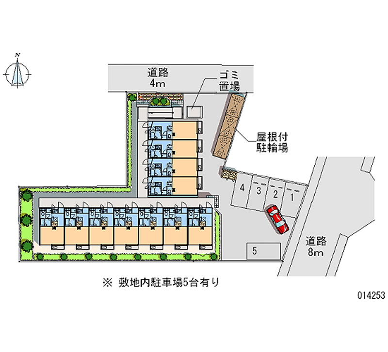 レオパレス三矢小台２０００ 区画図
