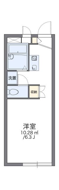 レオパレスサンハイムオオキ 間取り図