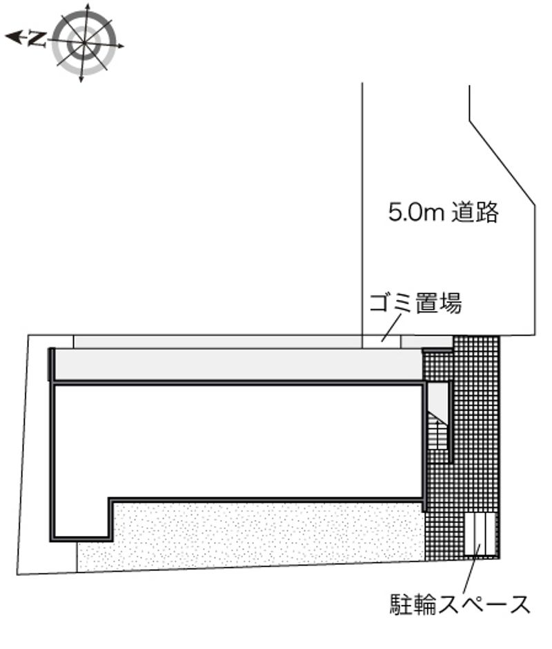 レオパレスガーデンハイツ 配置図