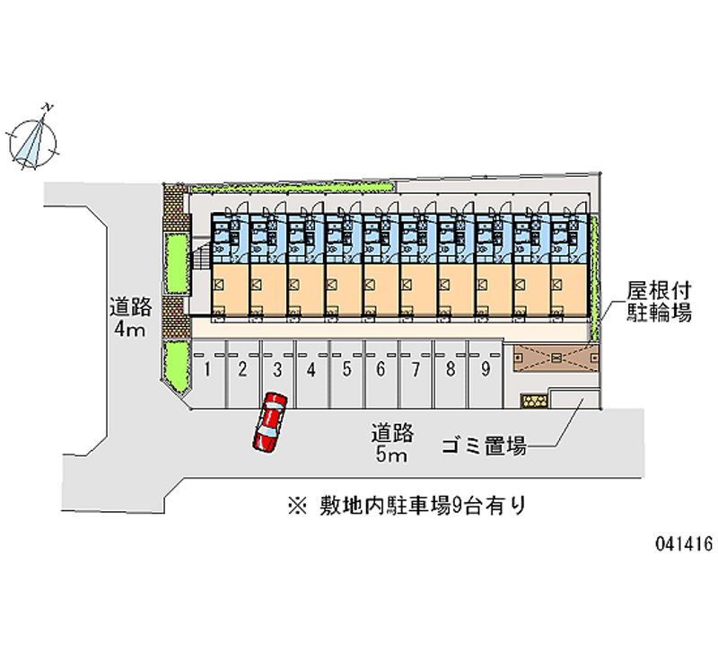 41416 Monthly parking lot