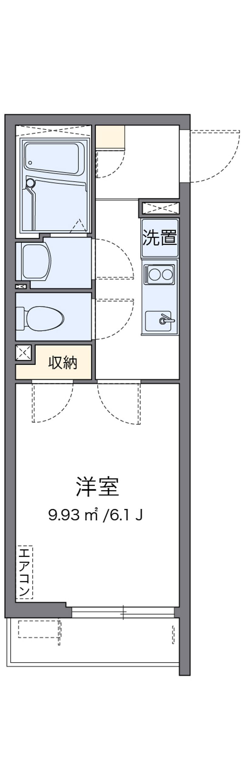 クレイノ白藤 間取図