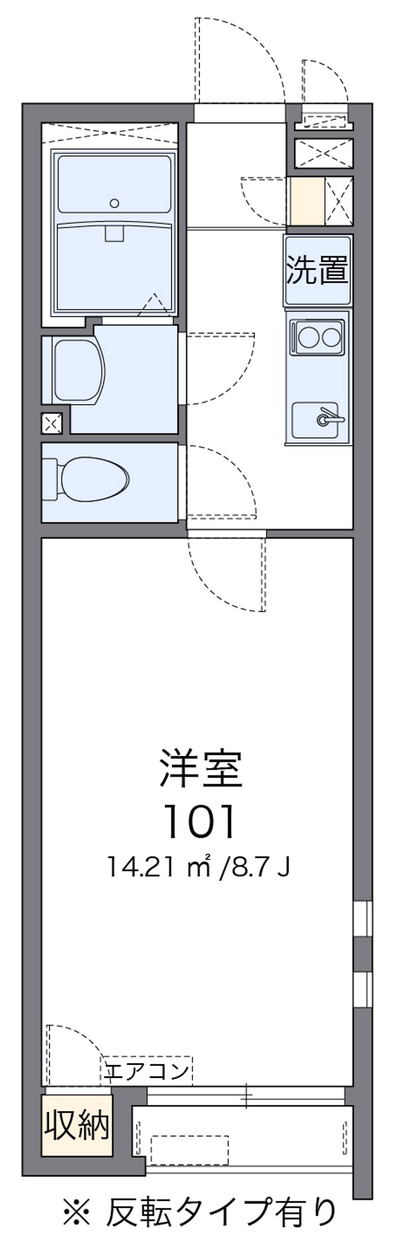 クレイノフィークス 間取図