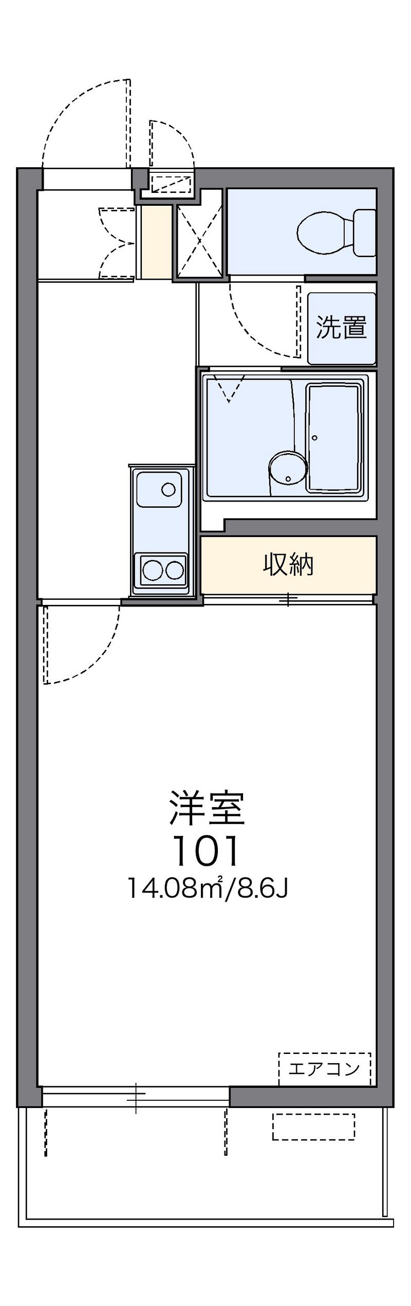 レオネクストカルミア 間取図