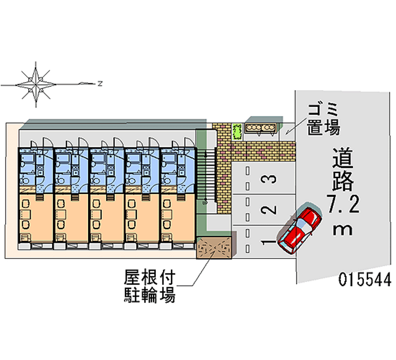 レオパレス神野１ 月極駐車場