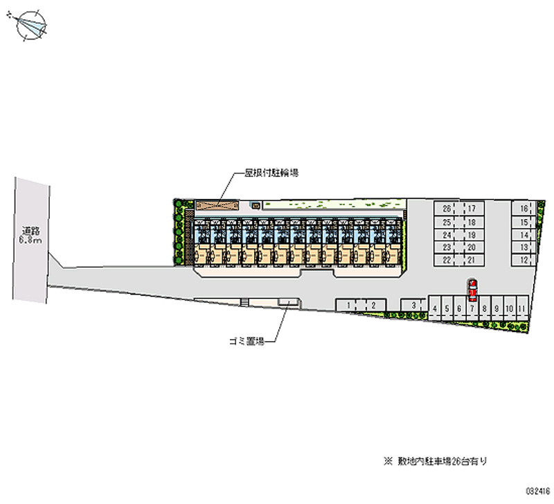 32416 Monthly parking lot